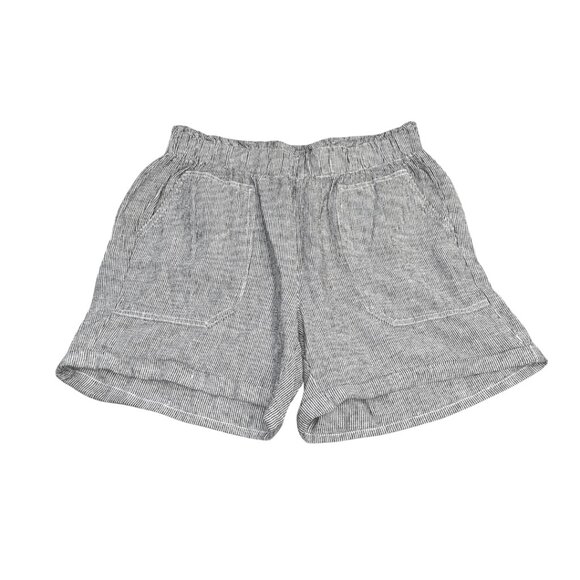 Costco Shorts Briggs Women Medium Black Orange Stripes - Picture 2 of 13